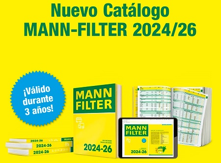 MANN-FILTER presenta los nuevos catálogos 