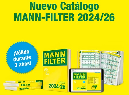 MANN-FILTER presenta los nuevos catálogos