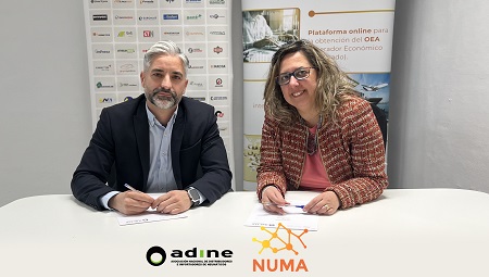 ADINE Y NUMA EXTREMADURA firman un acuerdo marco de colaboración