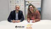ADINE y NUMA EXTREMADURA firman un acuerdo marco de colaboración 