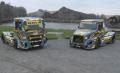 Camiones con la imagen del Giti Tire Motorsport