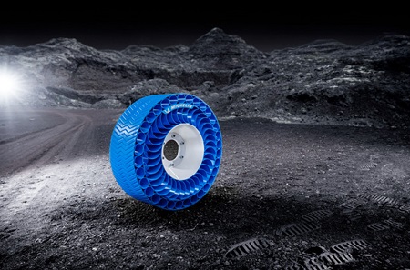 Michelin desarrollará el neumático lunar