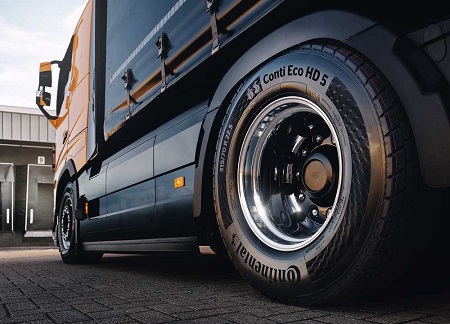 Quinta generación de neumáticos Conti Eco para el transporte de mercancías