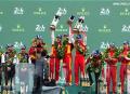 Podium de las 24 Horas de Le Mans 2024
