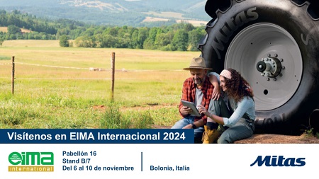 Mitas, en la exposición EIMA 2024