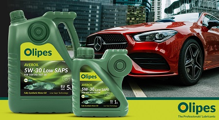 Olipes AVEROIL 5W-30 Low SAPS renueva la certificación de Mercedes-Benz