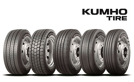 Kumho Tire presenta su nueva generación de neumáticos de camión y autobús
