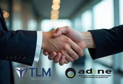 ADINE y TLM firman un acuerdo para incorporar profesionales cualificados a los talleres de neumáticos