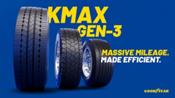 Goodyear lanza KMAX GEN-3: nueva generación de neumáticos para camiones centrados en el kilometraje
