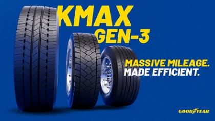 Goodyear lanza KMAX GEN-3: nueva generación de neumáticos para camiones centrados en el kilometraje
