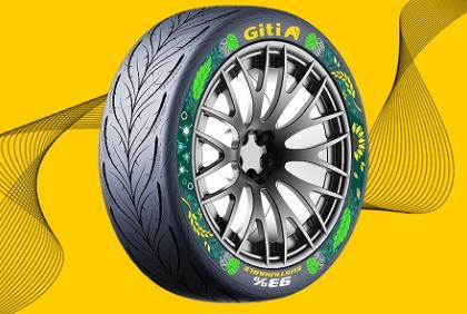 Giti Tire impulsa un neumático prototipo compuesto por un 93 por ciento de materiales sostenibles