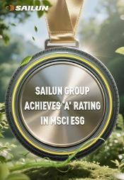 Sailun Group recibe la calificación 'A' en la evaluación ESG de MSCI, una primicia en la industria de neumáticos de China
