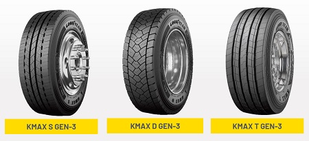 Gama KMAX GEN-3 para cada eje del vehículo