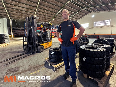 La compañía aragonesa se dedica al macizado elástico de neumáticos