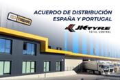Tiresur y JK Tyre firman un acuerdo de distribución para España y Portugal
