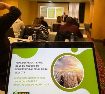 Zaragoza acoge unas jornadas sobre las obligaciones de los productores e importadores de neumáticos en España