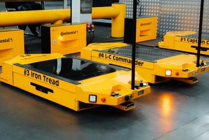 Continental optimiza la producción de neumáticos con robots autónomos