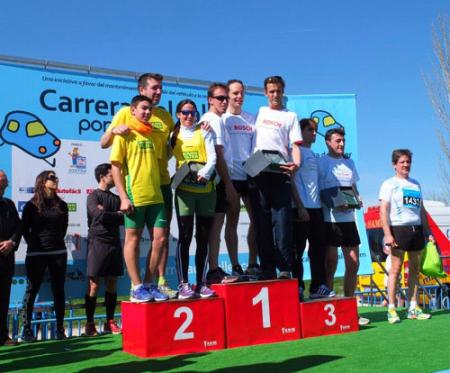 Podium de la Carrera del Taller 2014