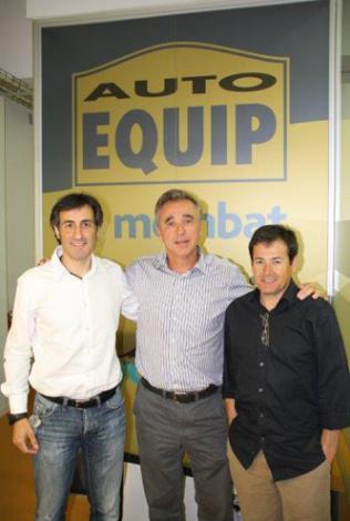 Carlos Povedano, Josep Esteve y Rafael Bosch tras la firma del acuerdo