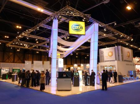 Stand de Hella en la pasada edición de Motortec