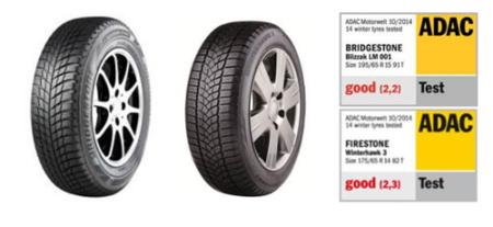 Bridgestone Blizzak LM001 y Firestone Winterhawk 3