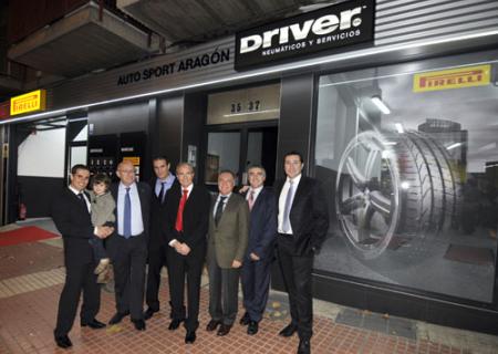 Familia Sánchez y equipo directivo de Driver