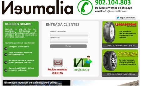 Neumalia renueva la imagen de su web