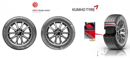 Kumho Tyre recibe el premio de diseño Red Dot 2015