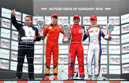 Podium de la primera prueba de Auto GP