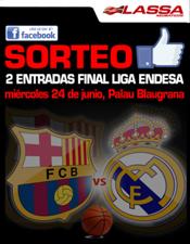 Neumáticos Lassa sortea 2 entradas para la final entre el FC Barcelona y el Real Madrid