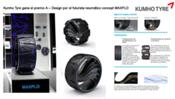 Kumho gana el premio A-Design con el neumático concept Maxplo