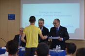 Los participantes en el Proyecto de Formación 'Jóvenes profesionales 2014-2015' reciben sus diplomas