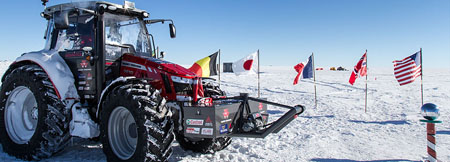 Trelleborg equipa el tractor MF 5610 Antarctica2