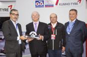 Kumho Tyre, presente en el 50 aniversario  de AD Grupo Regueira