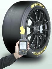 Dunlop introduce la tecnología RFID en sus neumáticos de competición