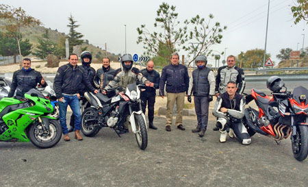 Ruta en moto por la zona norte de Madrid