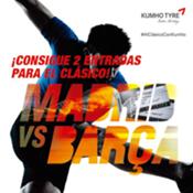 Kumho Tyre te lleva a ver el clásico: Madrid-Barça