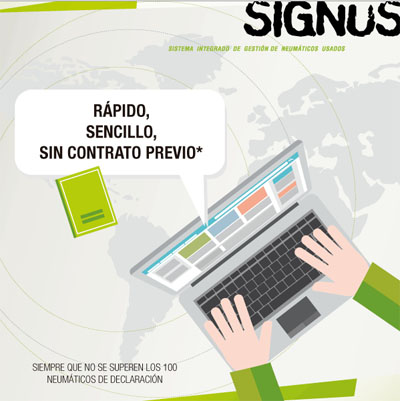 SIGNUS permite declarar los neumáticos