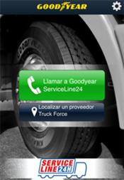 Goodyear lanza la aplicación ServiceLine 24h para una asistencia en carretera aún más rápida
