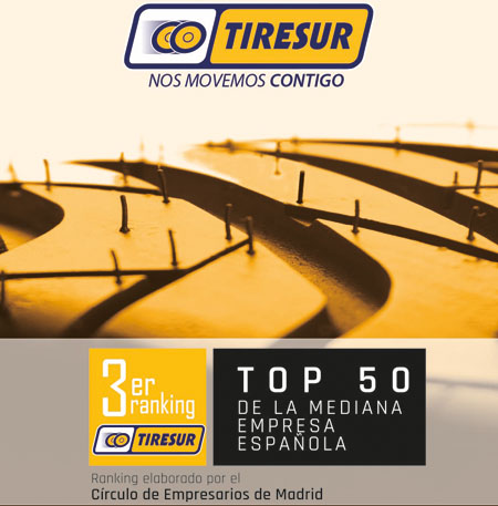Tiresur, en el Top 50 de la Mediana Empresa Española