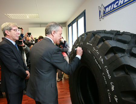 La fábrica de Michelin cumple 50 años fabricando en Álava 