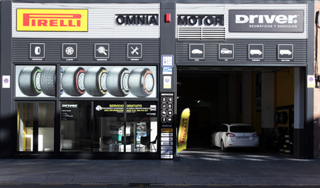 Punto de venta Omnia Motor con identificación Driver Center