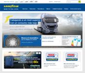 Goodyear estrena web de neumáticos de camión para Europa, Oriente Medio y África