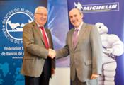 Michelin equipará los vehículos de los 55 Bancos de Alimentos de España