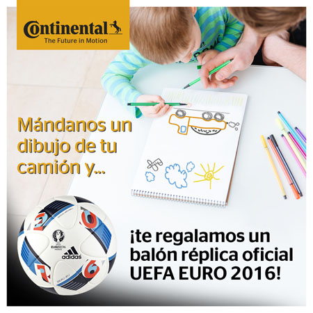 Continental regala balones de la UEFA EURO 2016