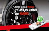 #GanaPorLaCaraConKumho, original campaña en WhatsApp de Kumho