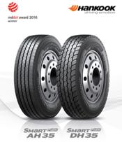Los neumáticos SmartFlex AH35 y SmartFlex DH35 de Hankook galardonados con el Red Dot Award 2016