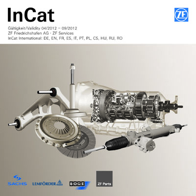 Catálogo electrónico de piezas InCat de ZF Services