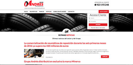 Web de última generación, realizada en español, inglés y portugués