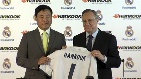 Hankook Tire y el Real Madrid firman el contrato de colaboración